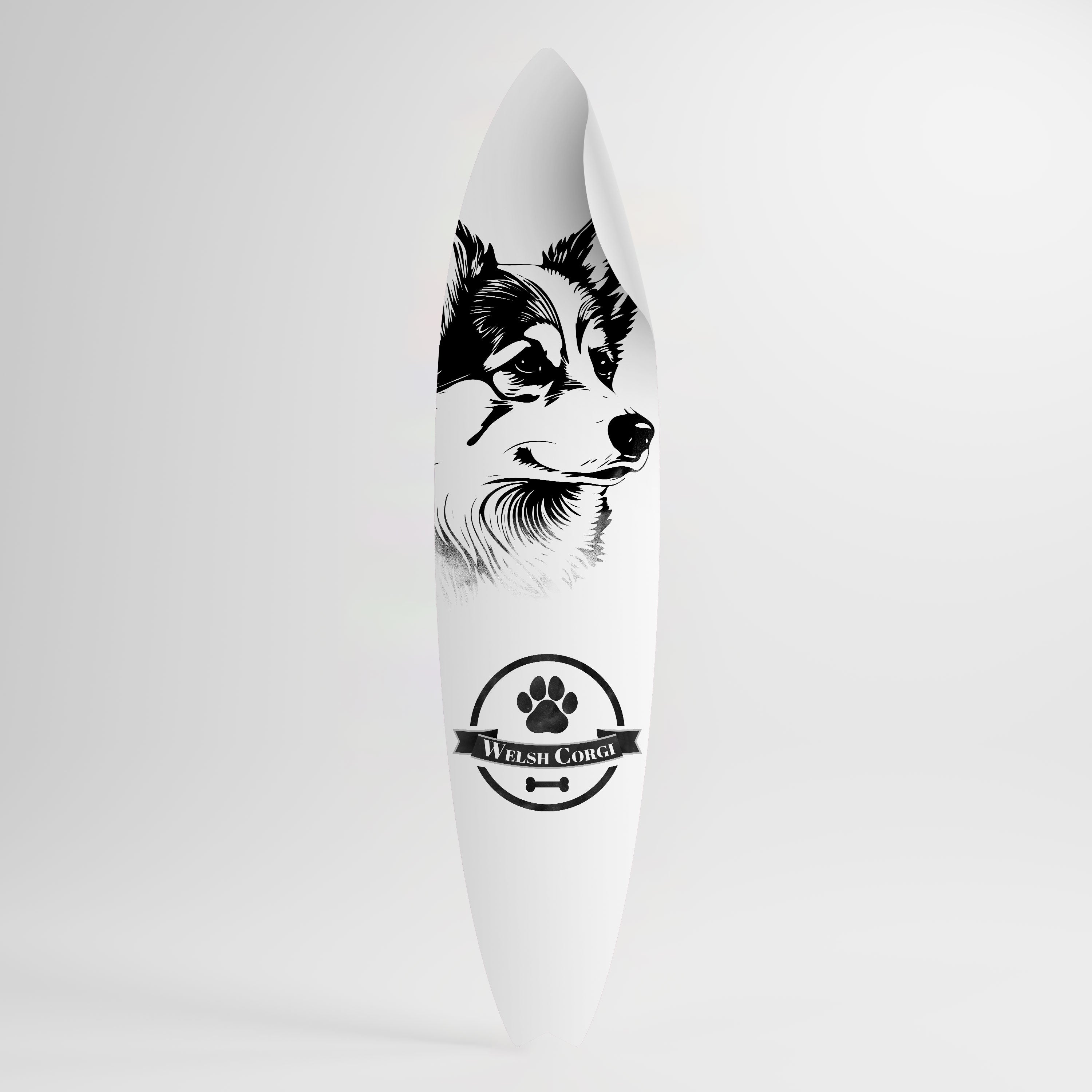 WELSH CORGI PEMBROKE Surfboard-Wandsticker