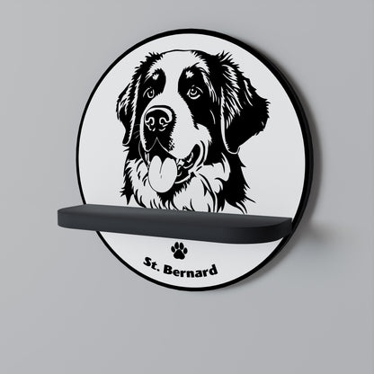 SAINT BERNARD Dekoratives Wandregal
