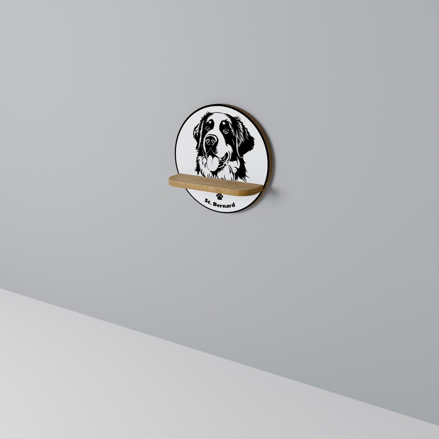 SAINT BERNARD Dekoratives Wandregal