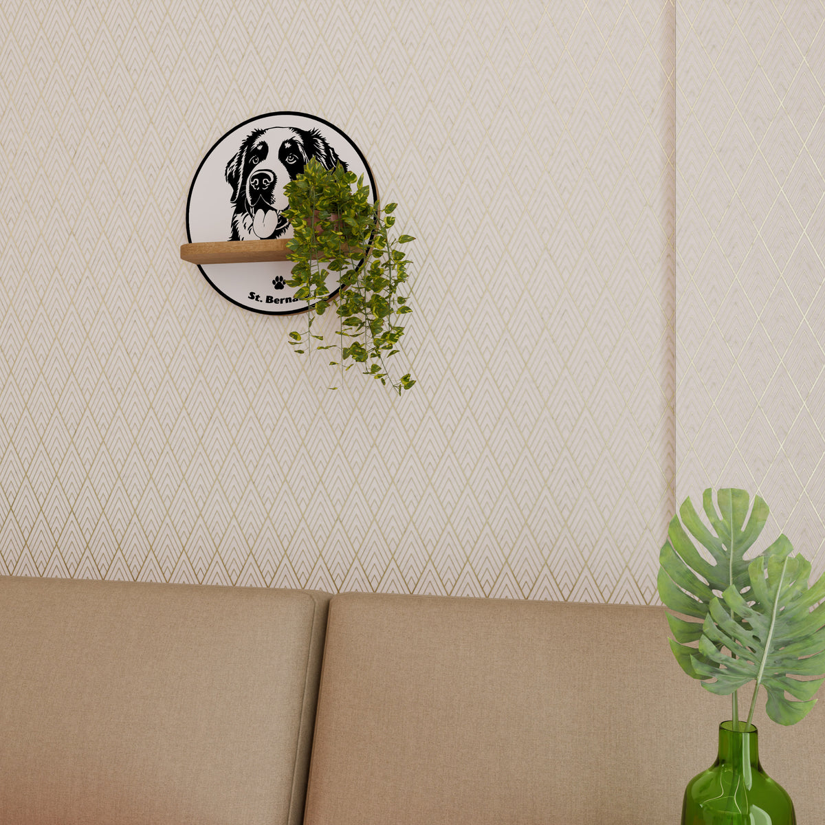 SAINT BERNARD Art Shelf