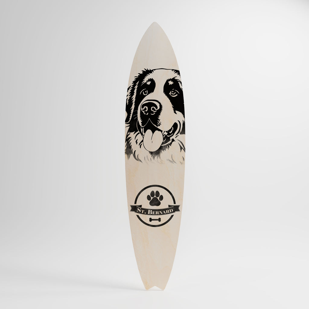 SAINT BERNARD Deko-Surfboard
