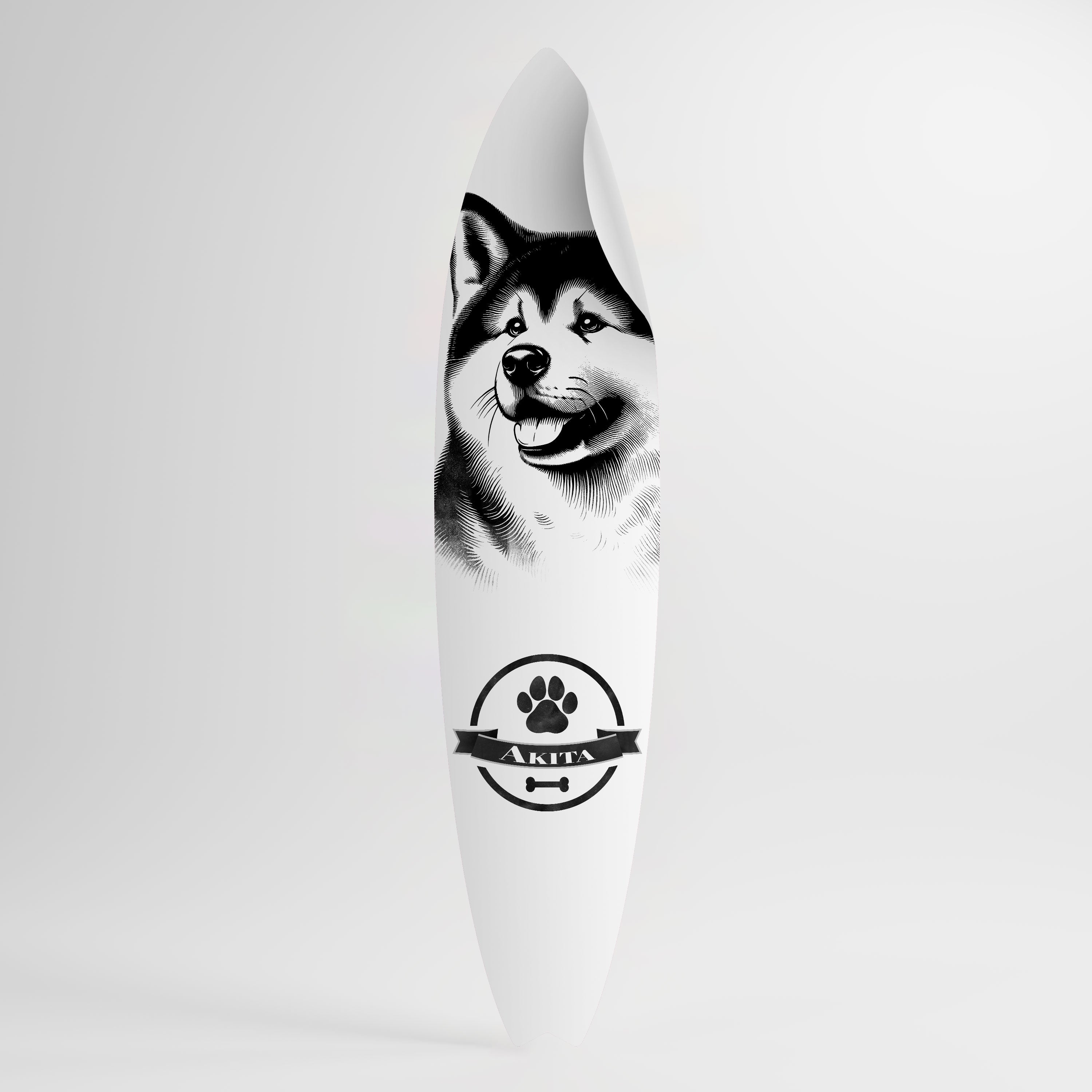 AKITA DOG Surfboard-Wandsticker