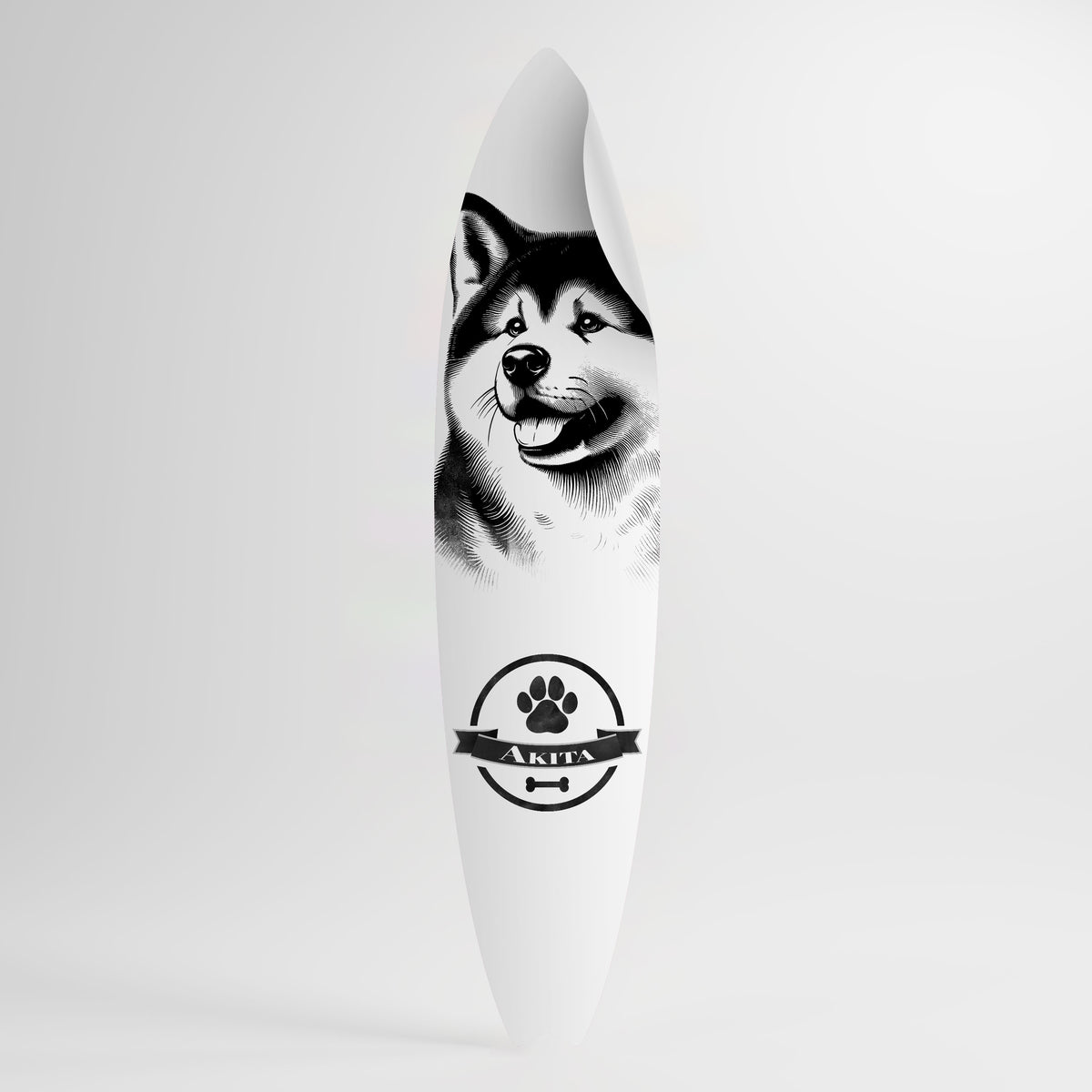 AKITA DOG Surfboard-Wandsticker