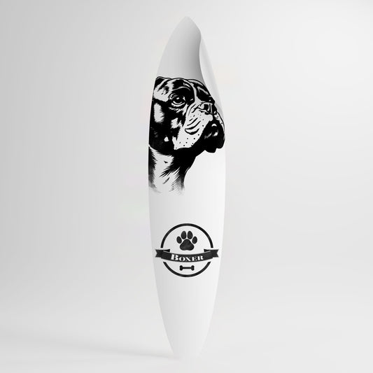 BOXER DOG Surfboard-Wandsticker
