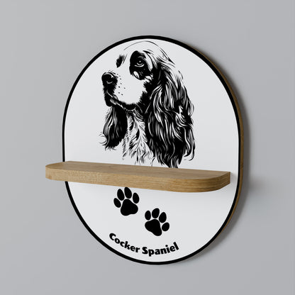 ENGLISH COCKER SPANIEL Dekoratives Wandregal