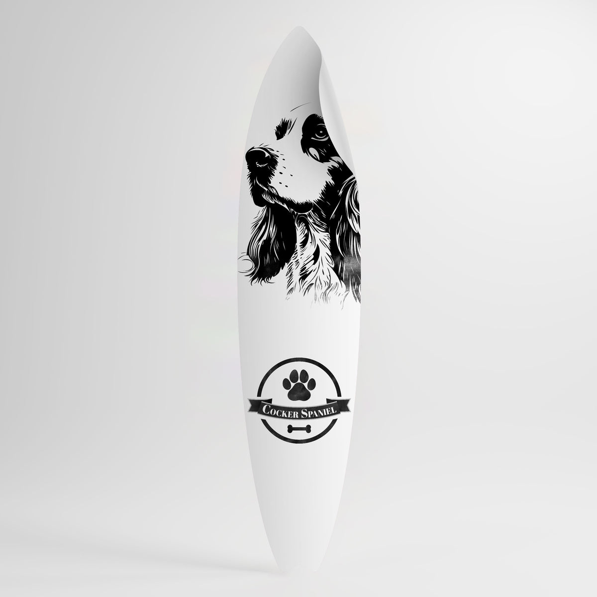 ENGLISH COCKER SPANIEL Surfboard-Wandsticker