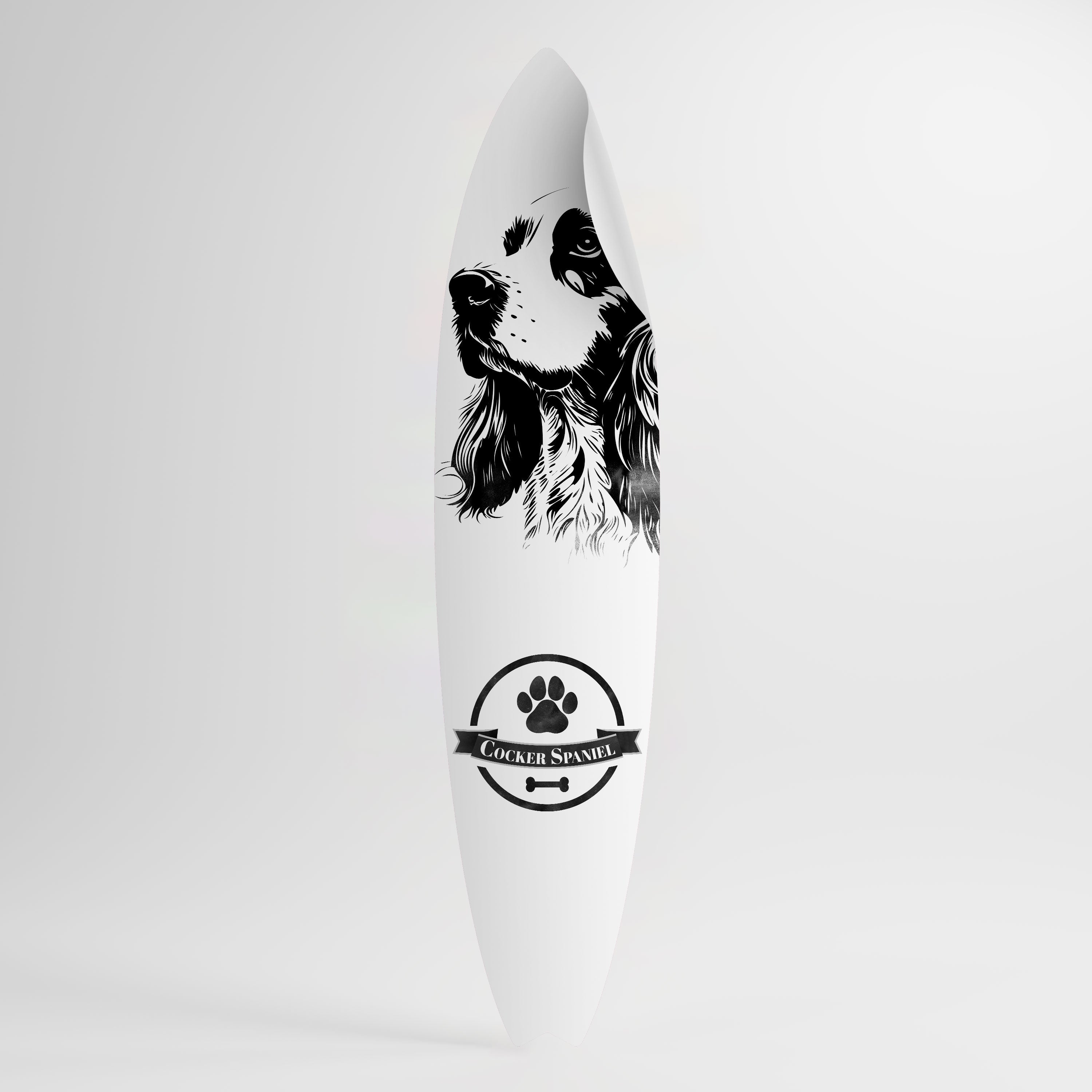 ENGLISH COCKER SPANIEL Surfboard-Wandsticker