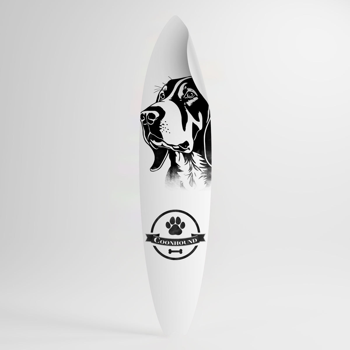 COONHOUND DOG Surfboard-Wandsticker