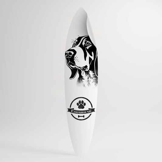 COONHOUND DOG Surfboard-Wandsticker