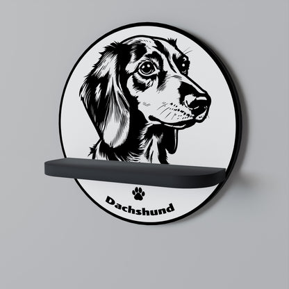 DACHSHUND DOG Dekoratives Wandregal