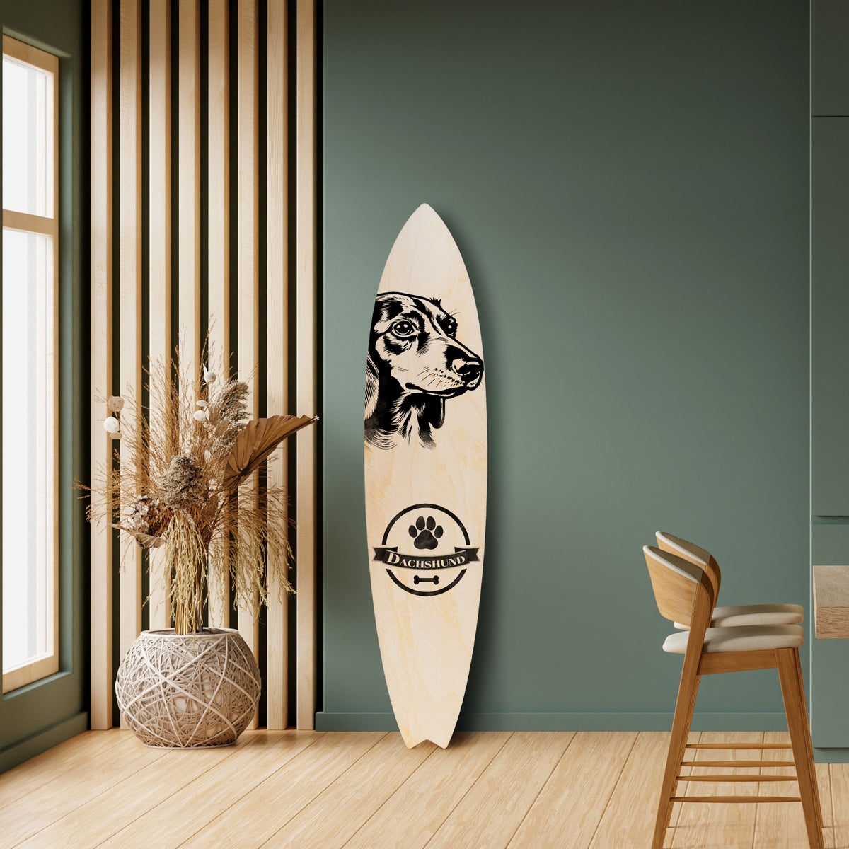 DACHSHUND DOG Surfboard Decorative Panel