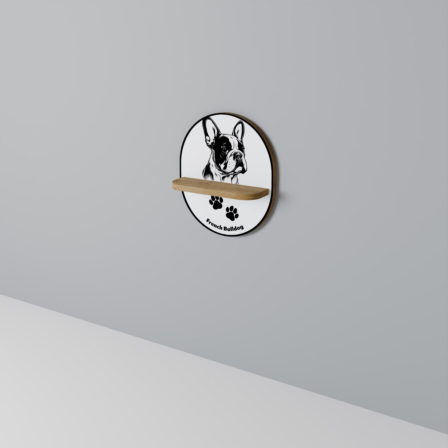 FRENCH BULLDOG Art Shelf