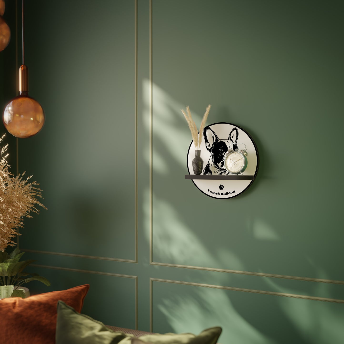 FRENCH BULLDOG Art Shelf