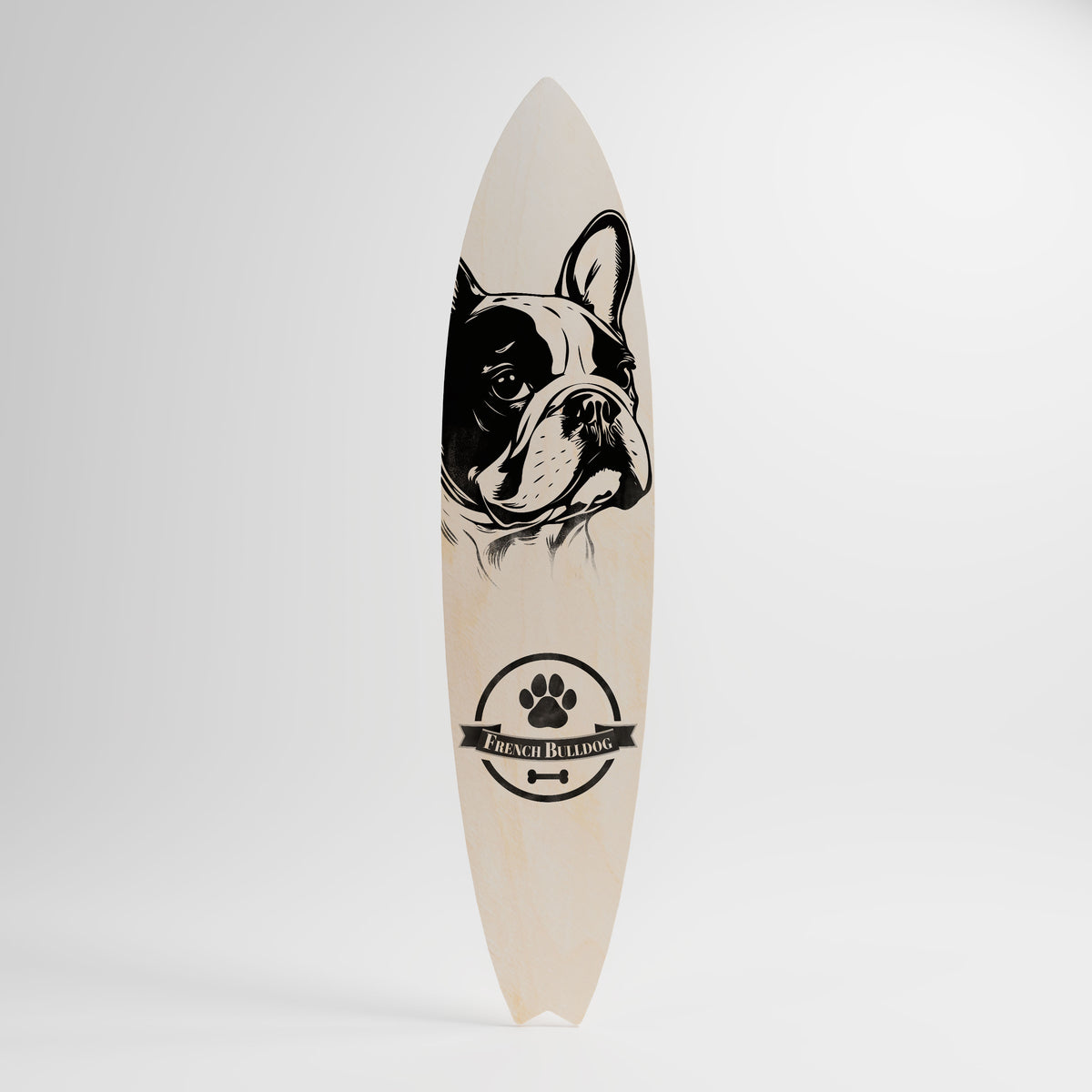 FRENCH BULLDOG Surfboard Decorative Panel