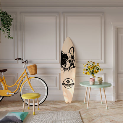 FRENCH BULLDOG Surfboard Decorative Panel
