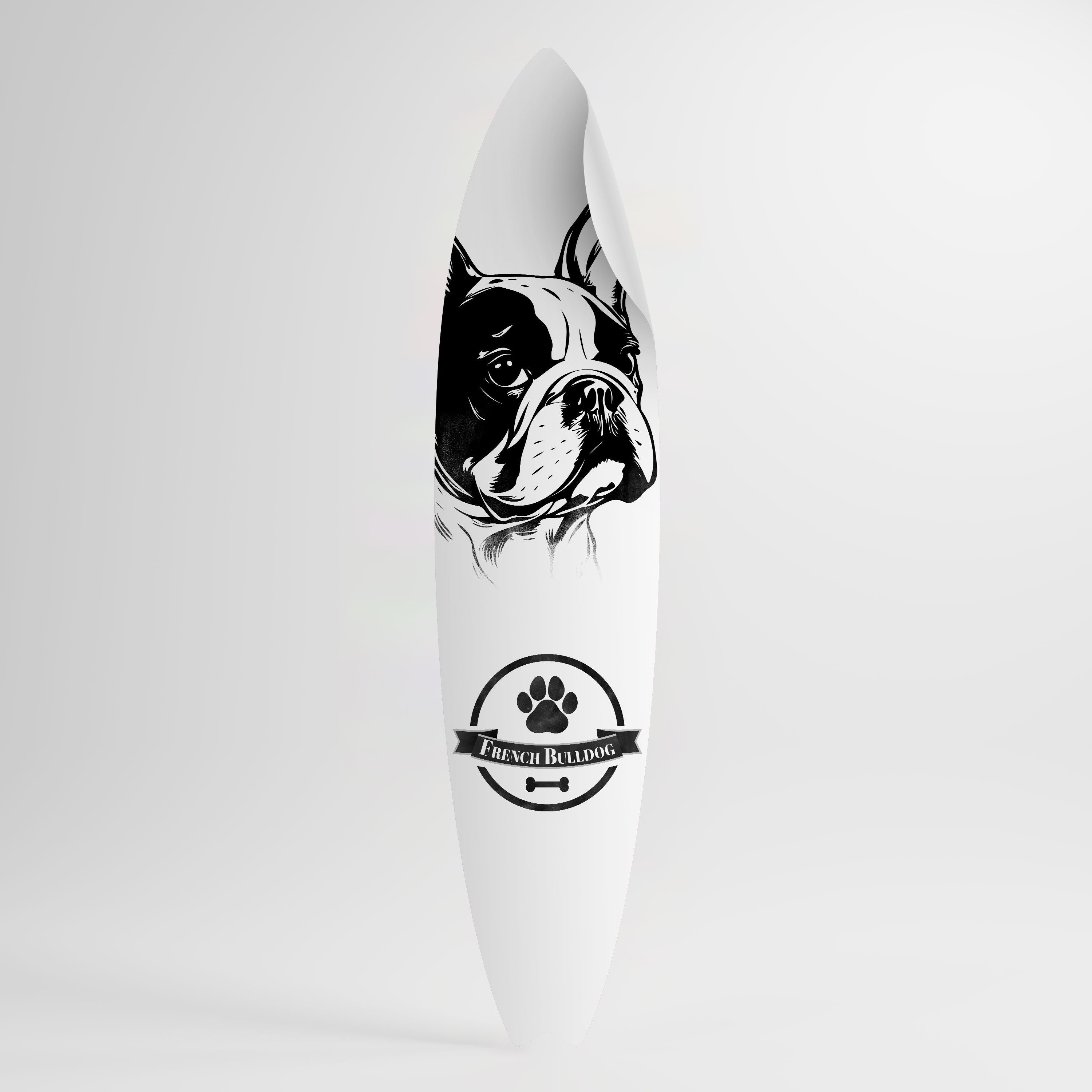 FRENCH BULLDOG Surfboard-Wandsticker