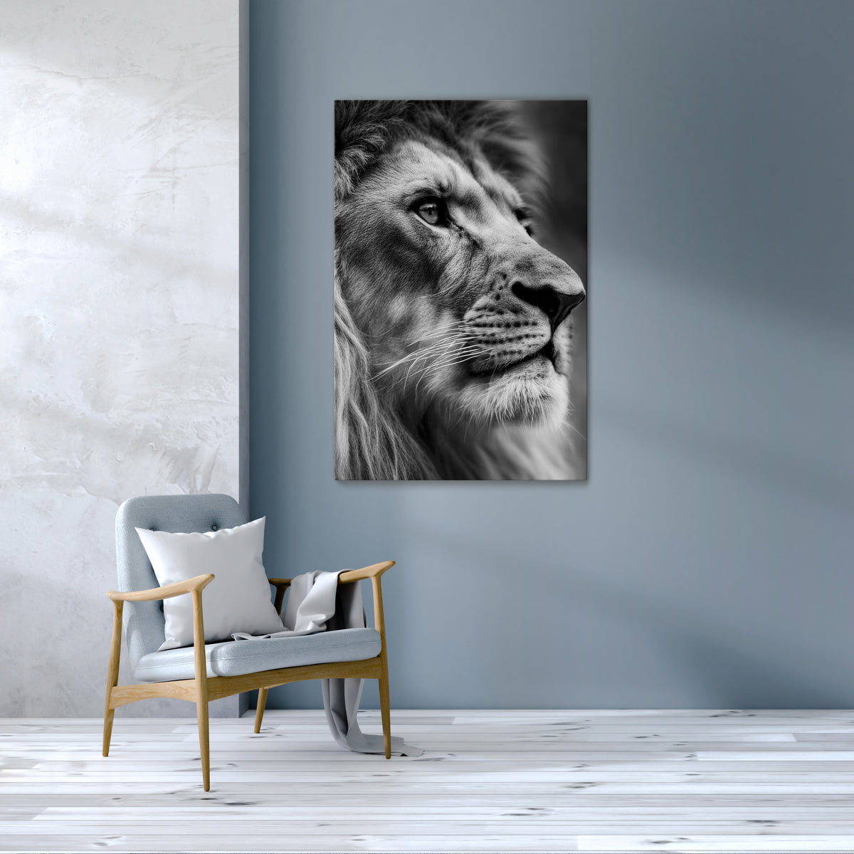 ROYAL REFLECTION Vertical Canvas Print