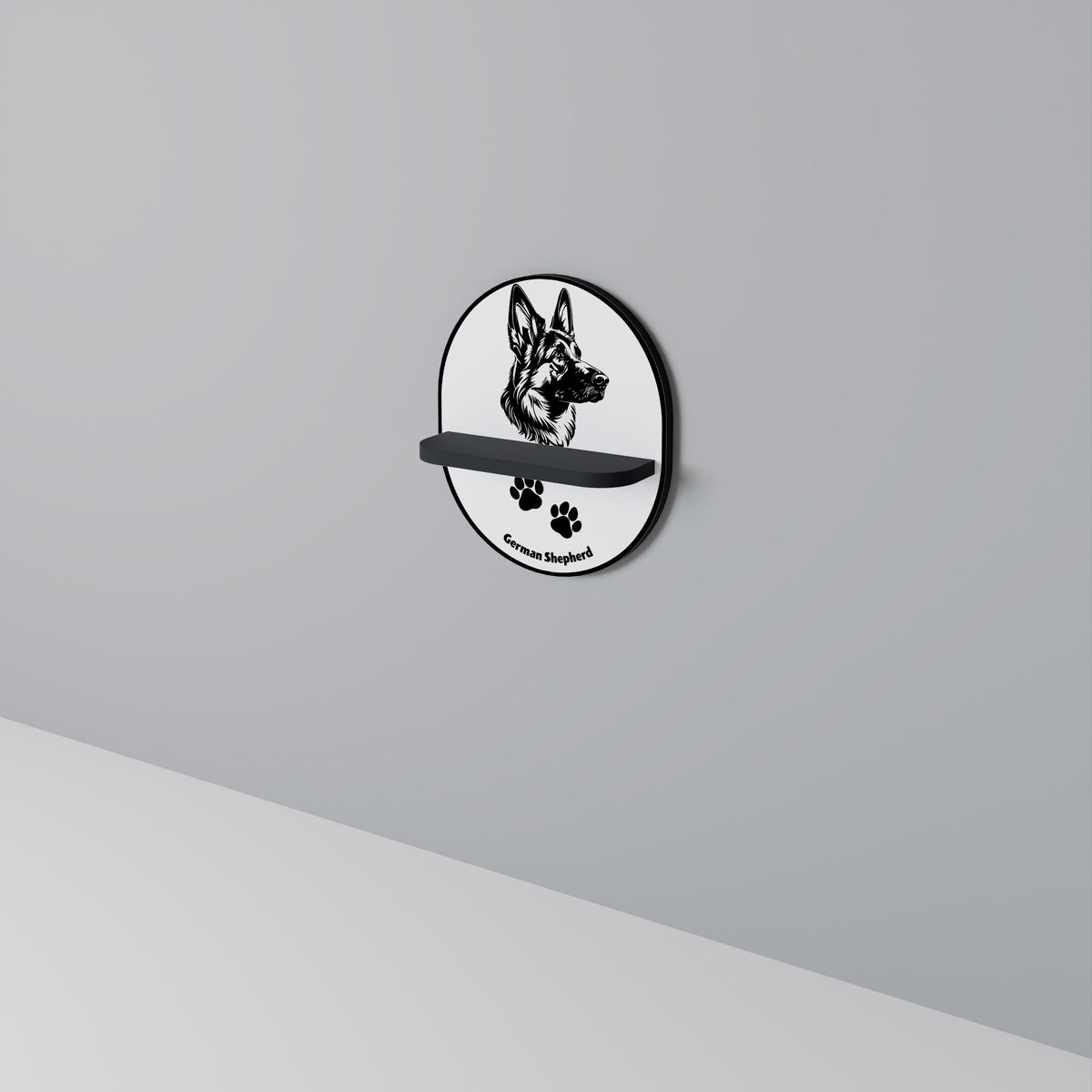 GERMAN SHEPARD Art Shelf