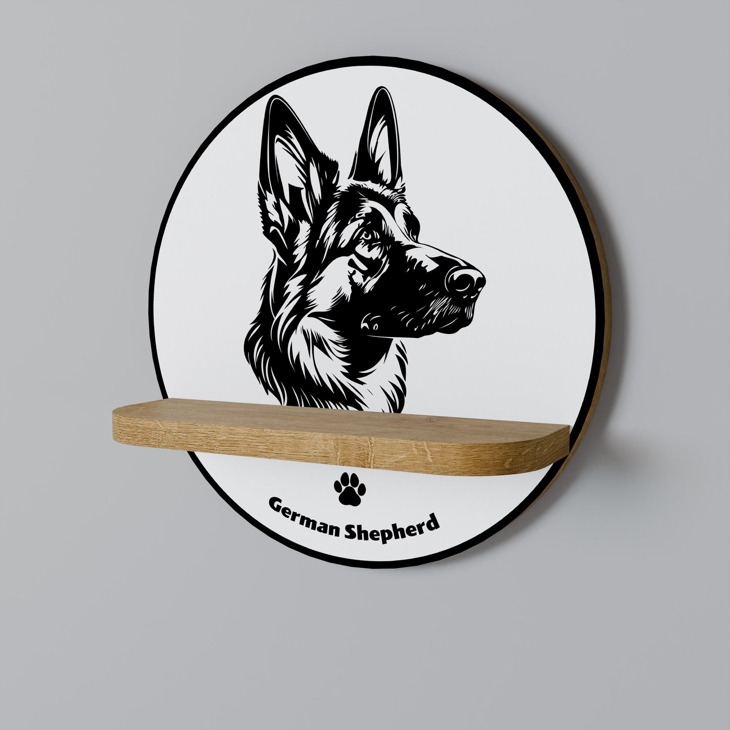 GERMAN SHEPARD Art Shelf
