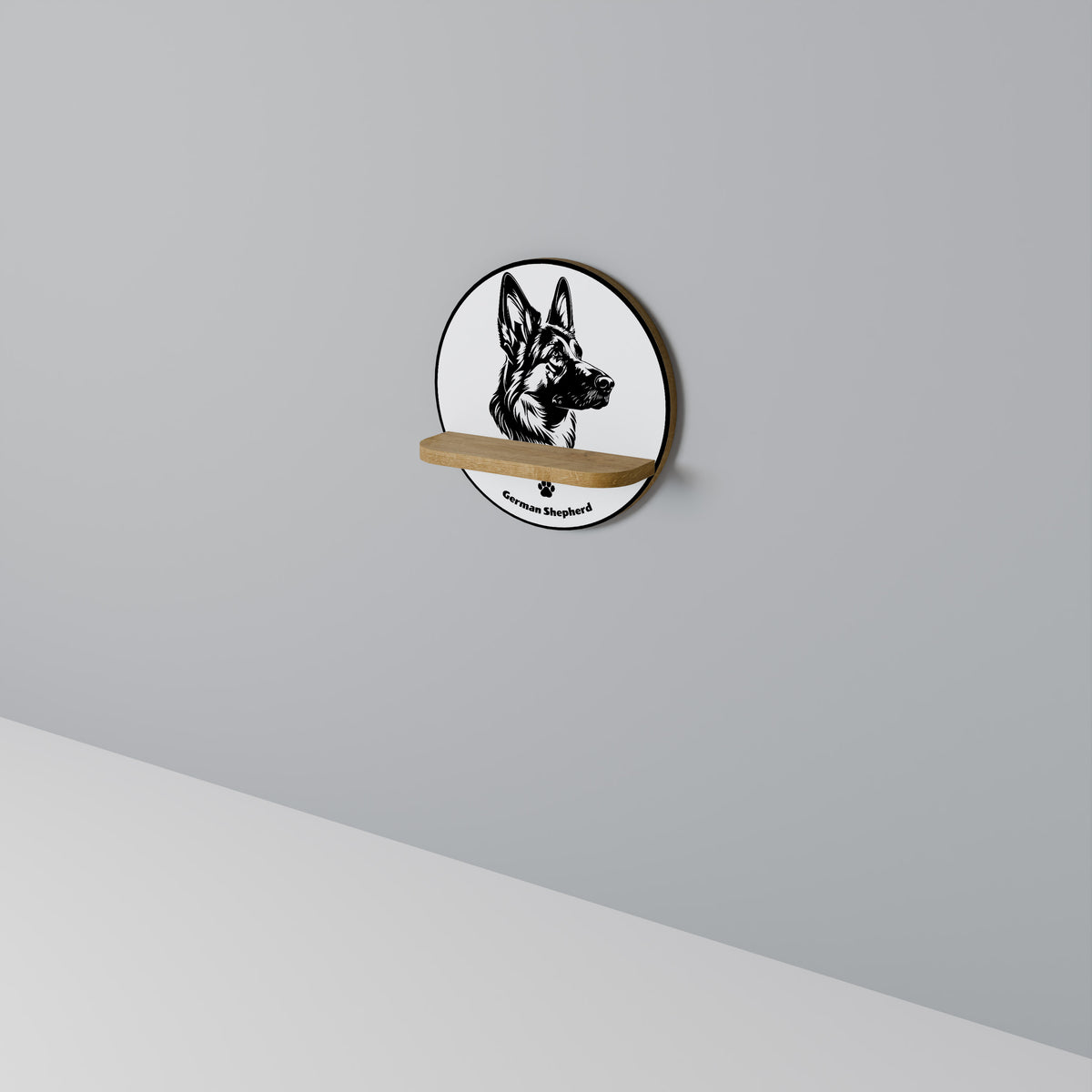 GERMAN SHEPARD Art Shelf