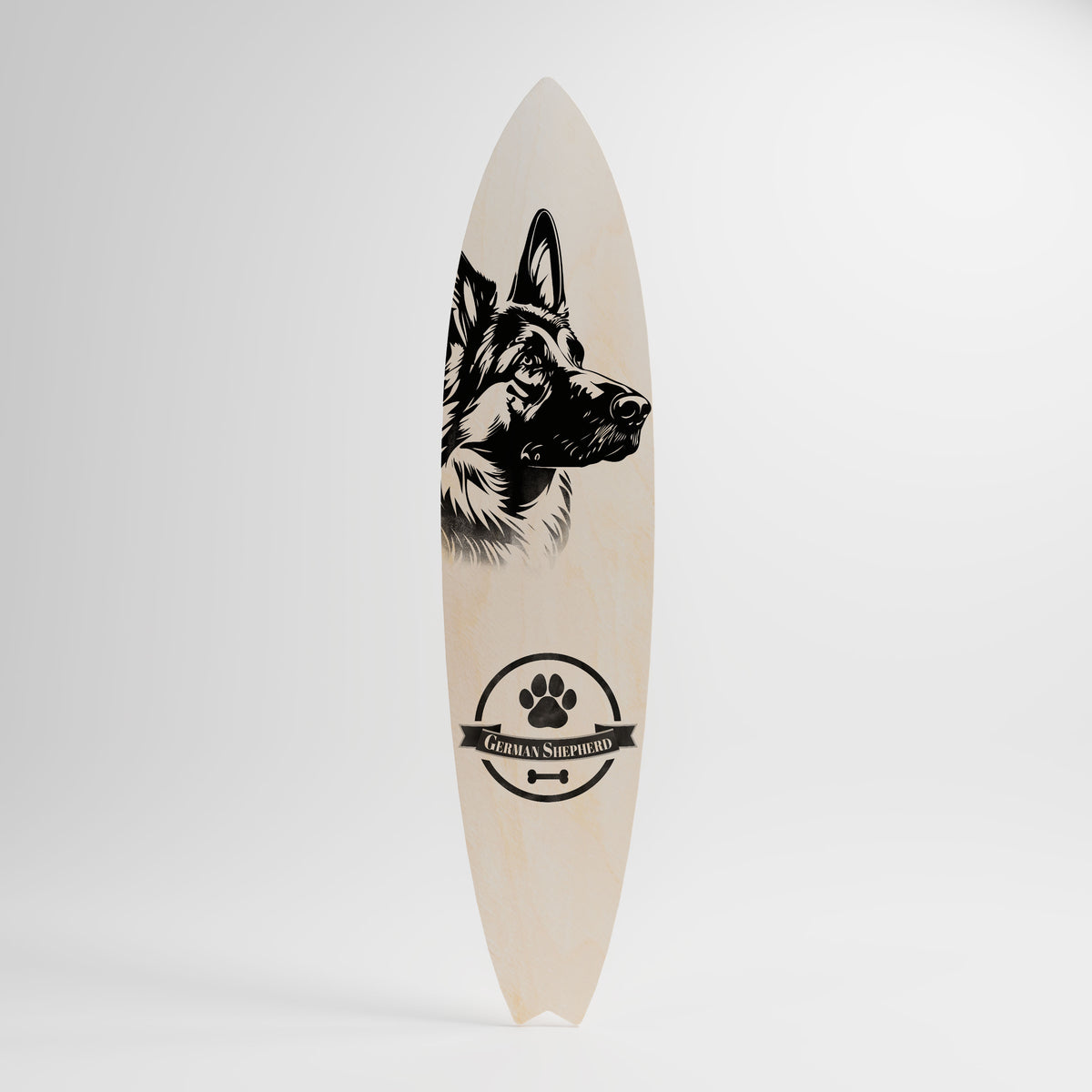 GERMAN SHEPARD Deko-Surfboard