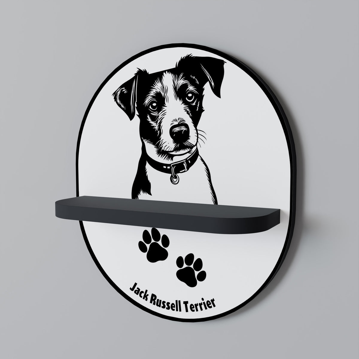 JACK RUSSEL TERRIER Art Shelf