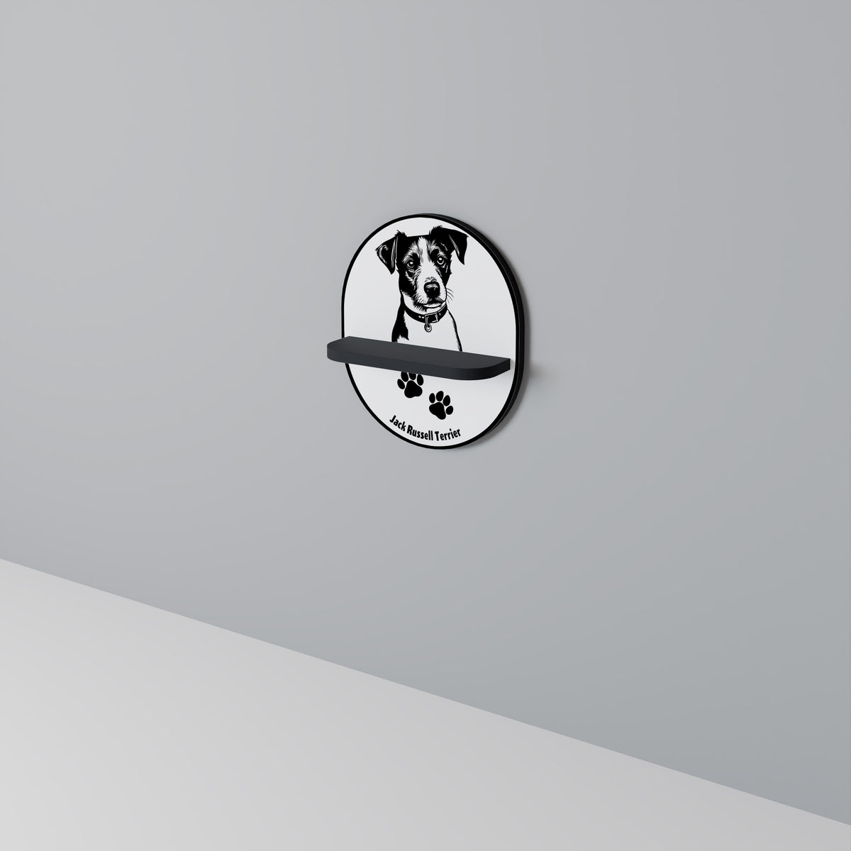 JACK RUSSEL TERRIER Art Shelf