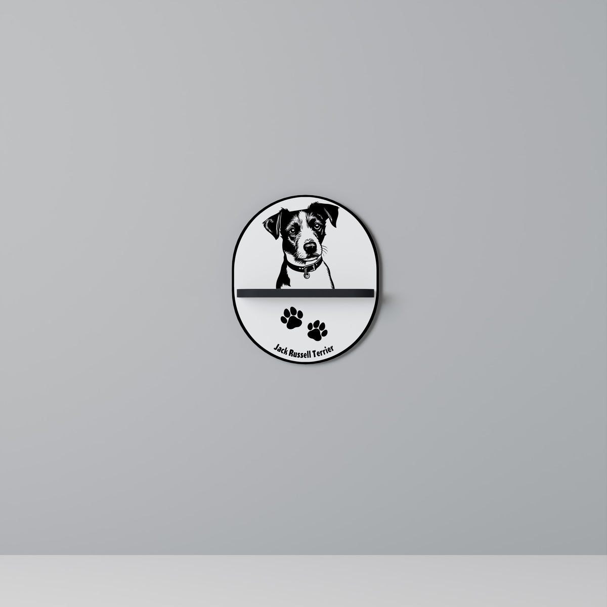 JACK RUSSEL TERRIER Art Shelf