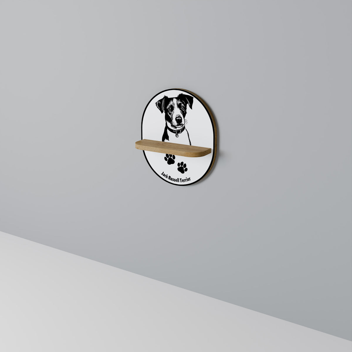 JACK RUSSEL TERRIER Art Shelf