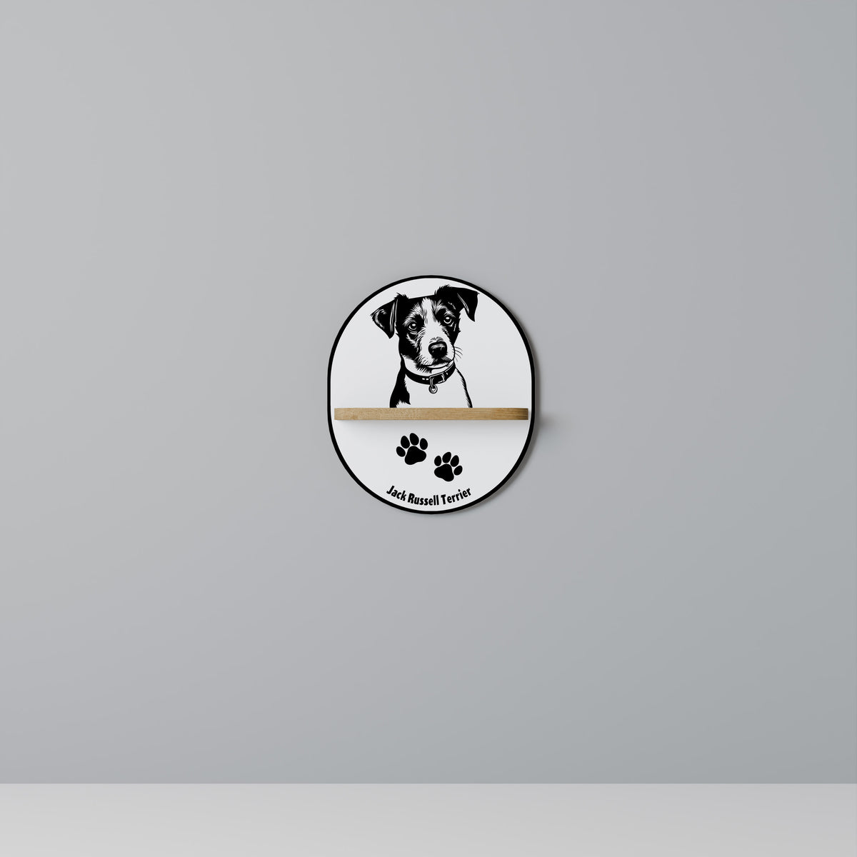 JACK RUSSEL TERRIER Art Shelf