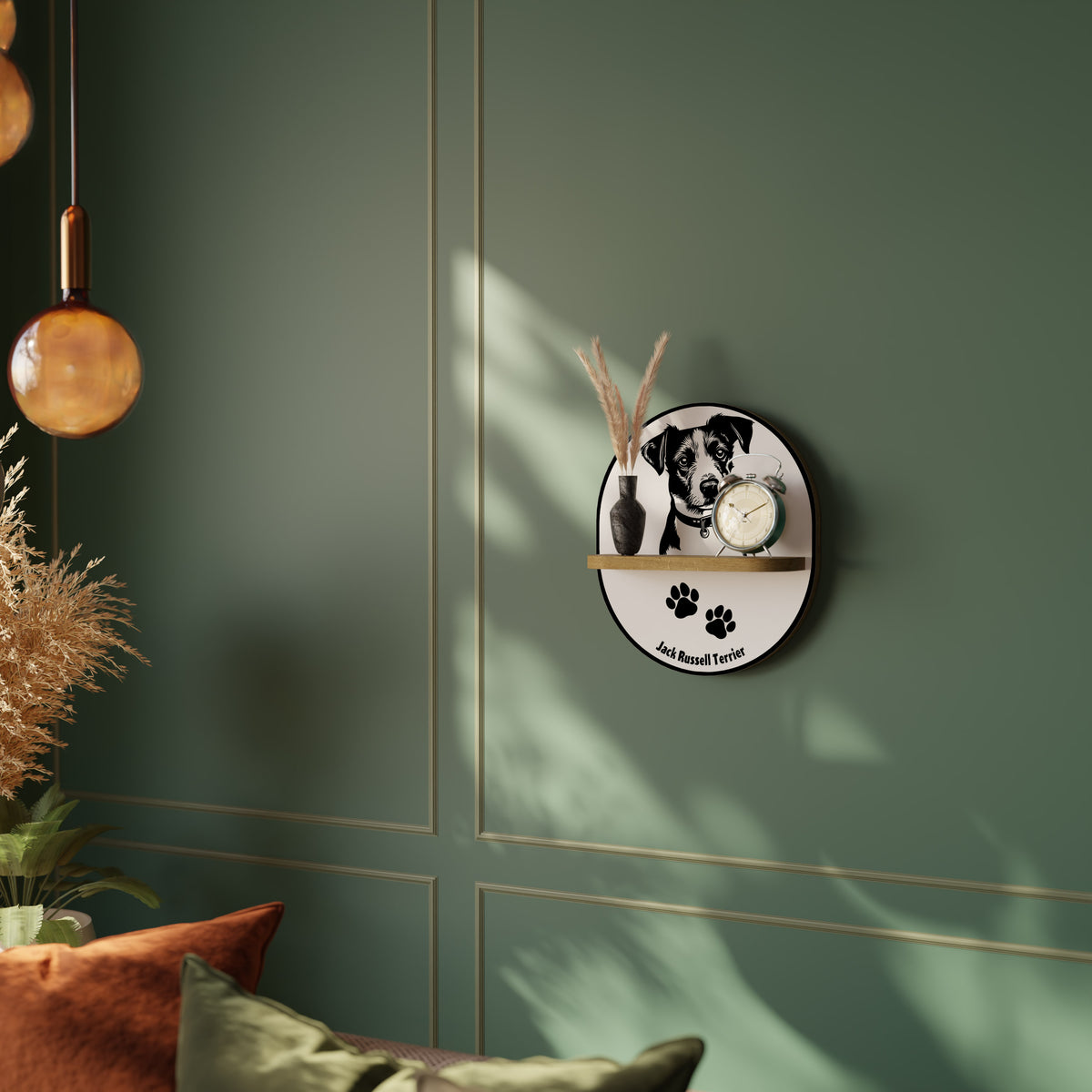 JACK RUSSEL TERRIER Art Shelf