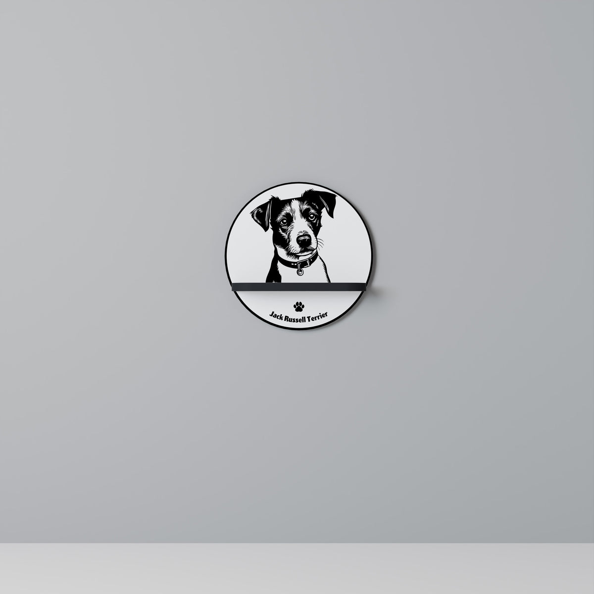 JACK RUSSEL TERRIER Art Shelf