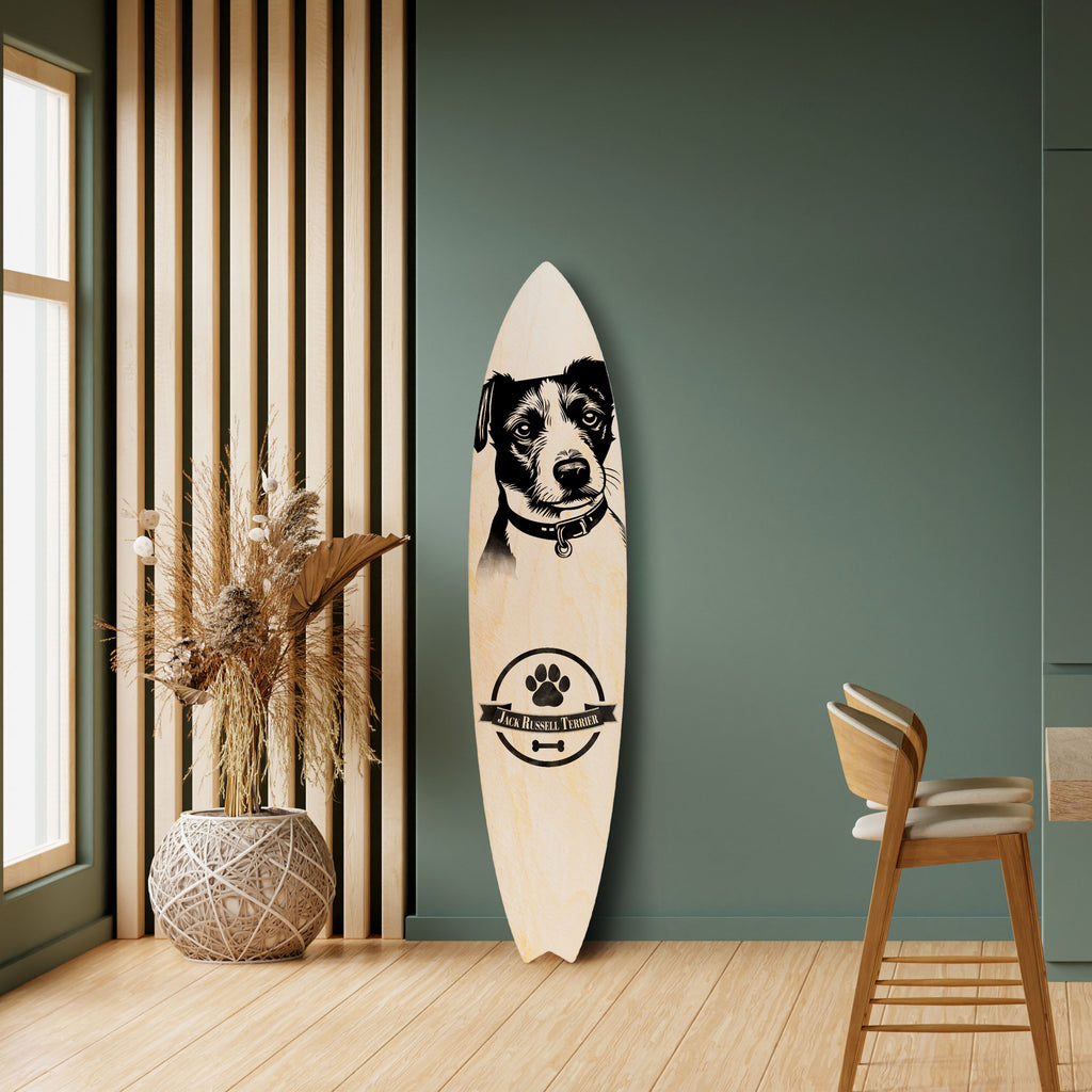 JACK RUSSEL TERRIER Surfboard Decorative Panel