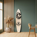BULLDOG DOG Deko-Surfboard