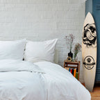 BULLDOG DOG Deko-Surfboard