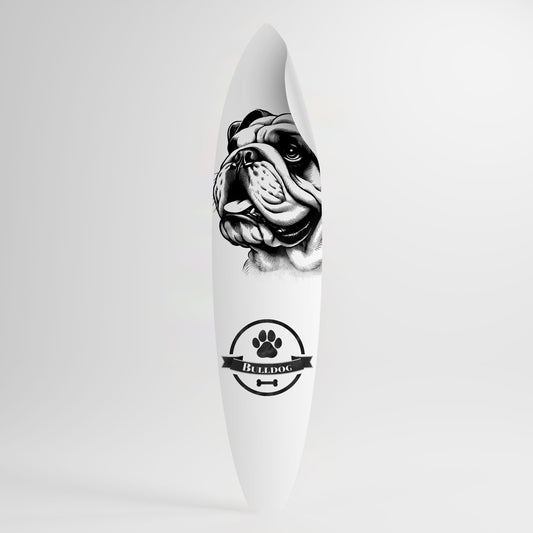 BULLDOG DOG Surfboard-Wandsticker