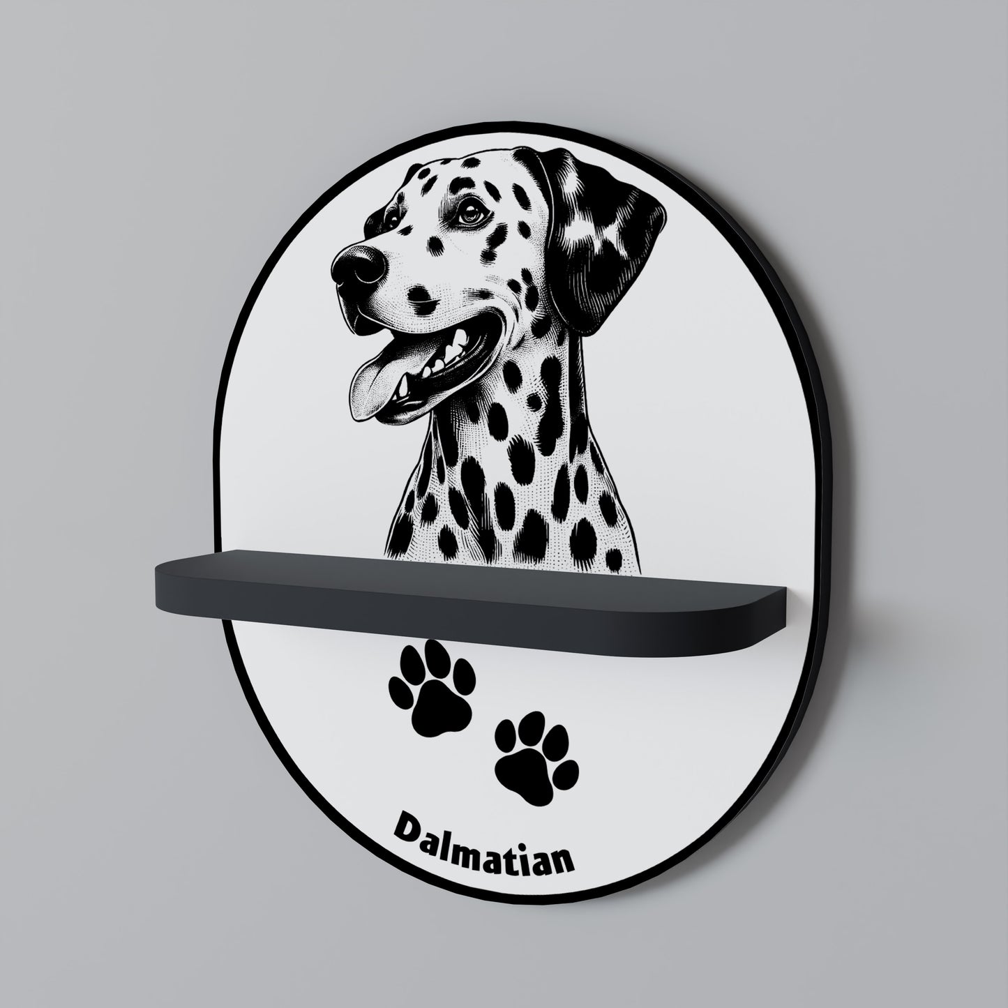 DALMATIAN DOG Dekoratives Wandregal