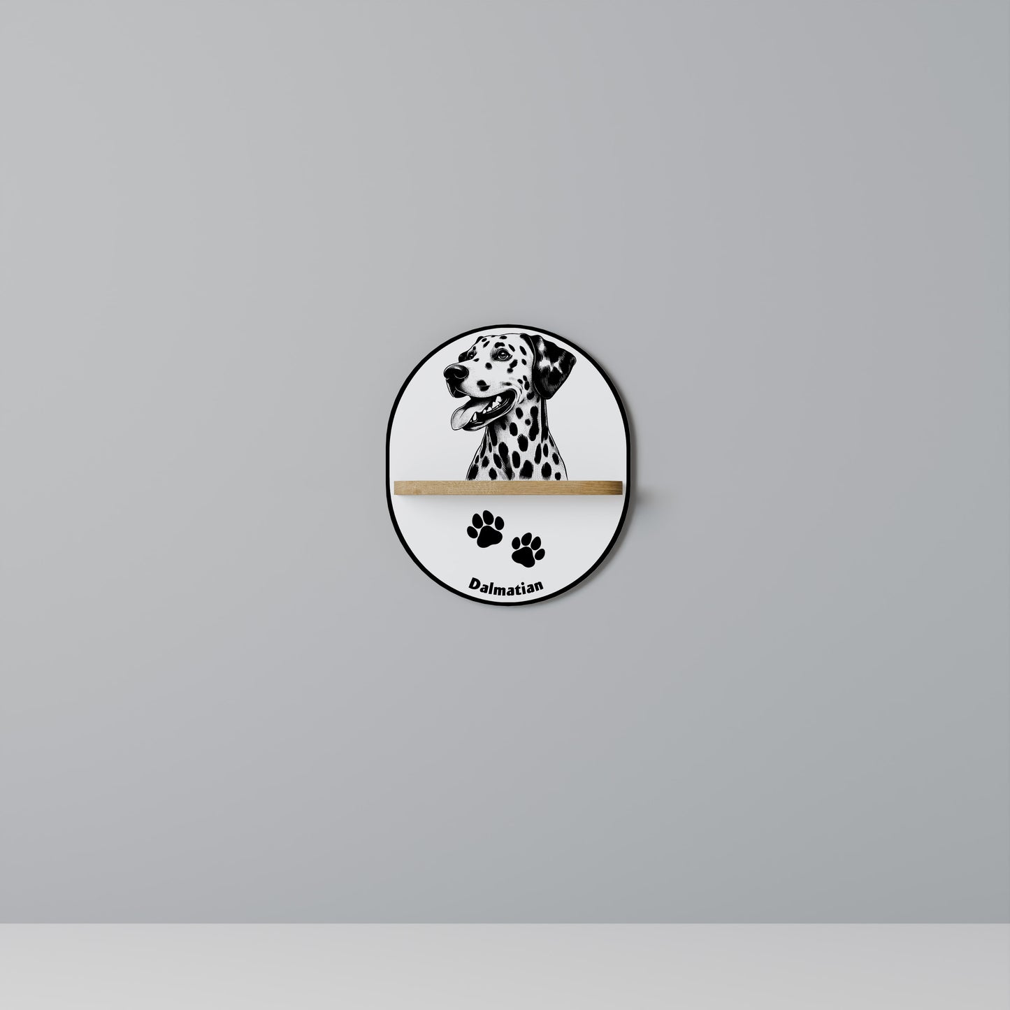 DALMATIAN DOG Dekoratives Wandregal