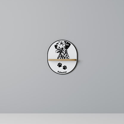 DALMATIAN DOG Dekoratives Wandregal