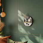 DALMATIAN DOG Ovales Kunstregal in Eiche-Optik