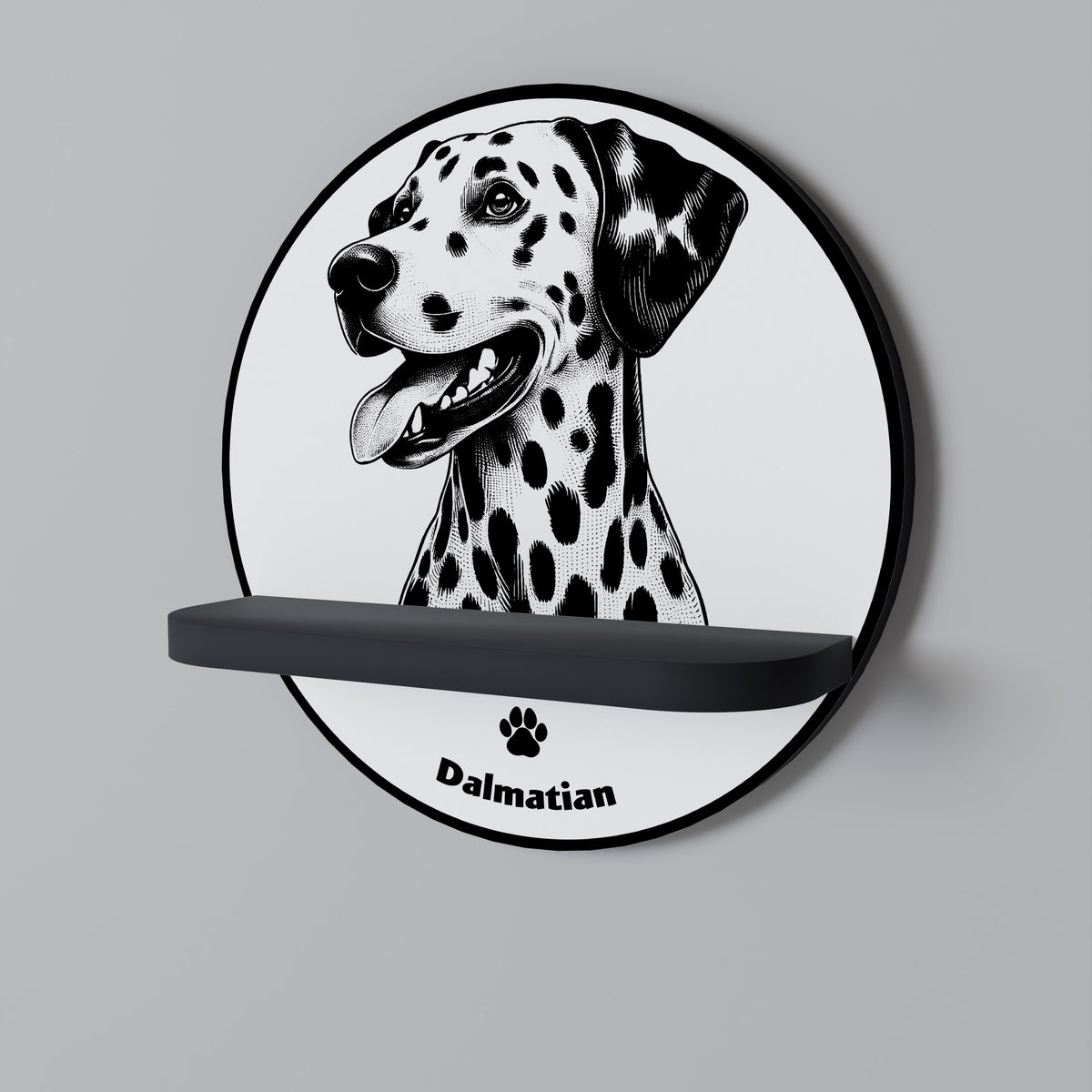 DALMATIAN DOG Dekoratives Wandregal