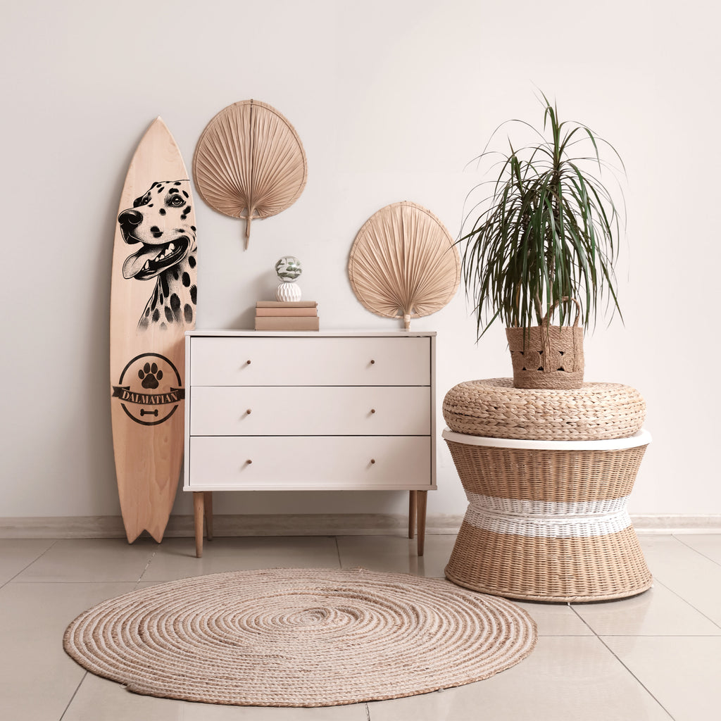 DALMATIAN DOG Deko-Surfboard