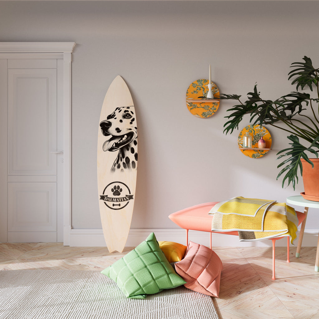 DALMATIAN DOG Deko-Surfboard