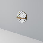 CATS COMPILATION Ovales Kunstregal in Eiche-Optik