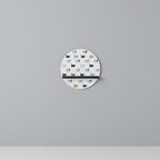 CATS COMPILATION Rundes Kunstregal in Schwarz