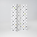 CATS COMPILATION 3-teiliger Paravent