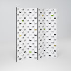 CATS COMPILATION 4-teiliger Paravent