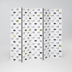 CATS COMPILATION Dekorativer Paravent - 5-teilig