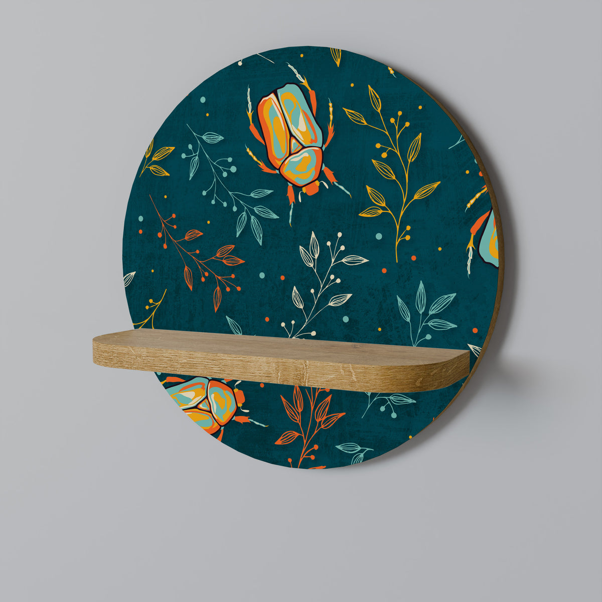 AUTUMN INSECTS Dekoratives Wandregal