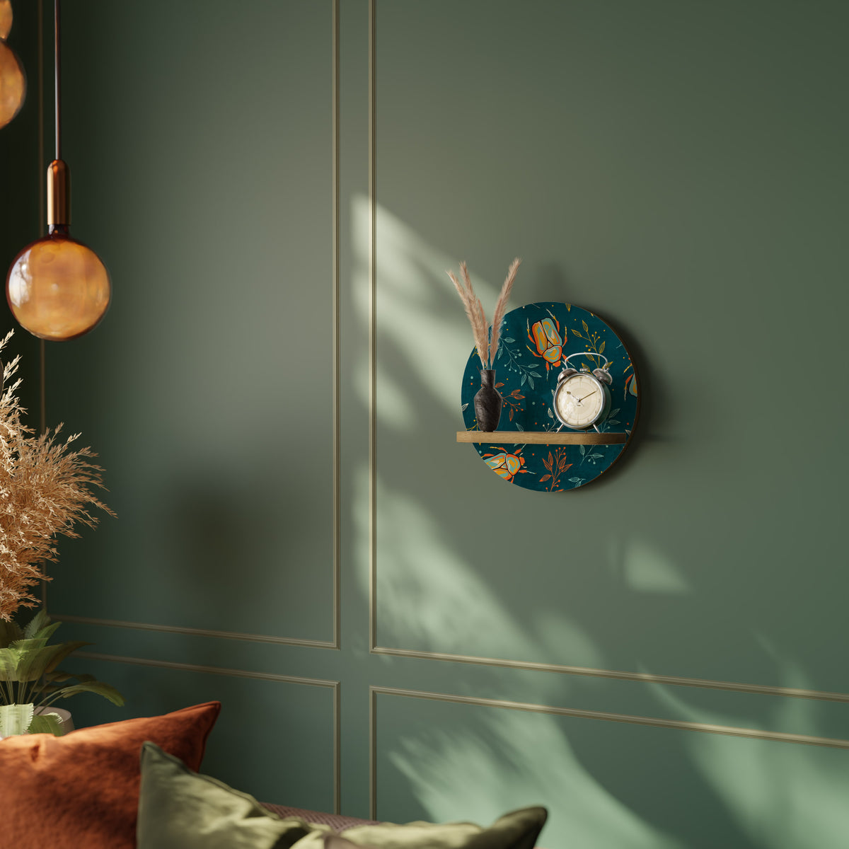 AUTUMN INSECTS Dekoratives Wandregal